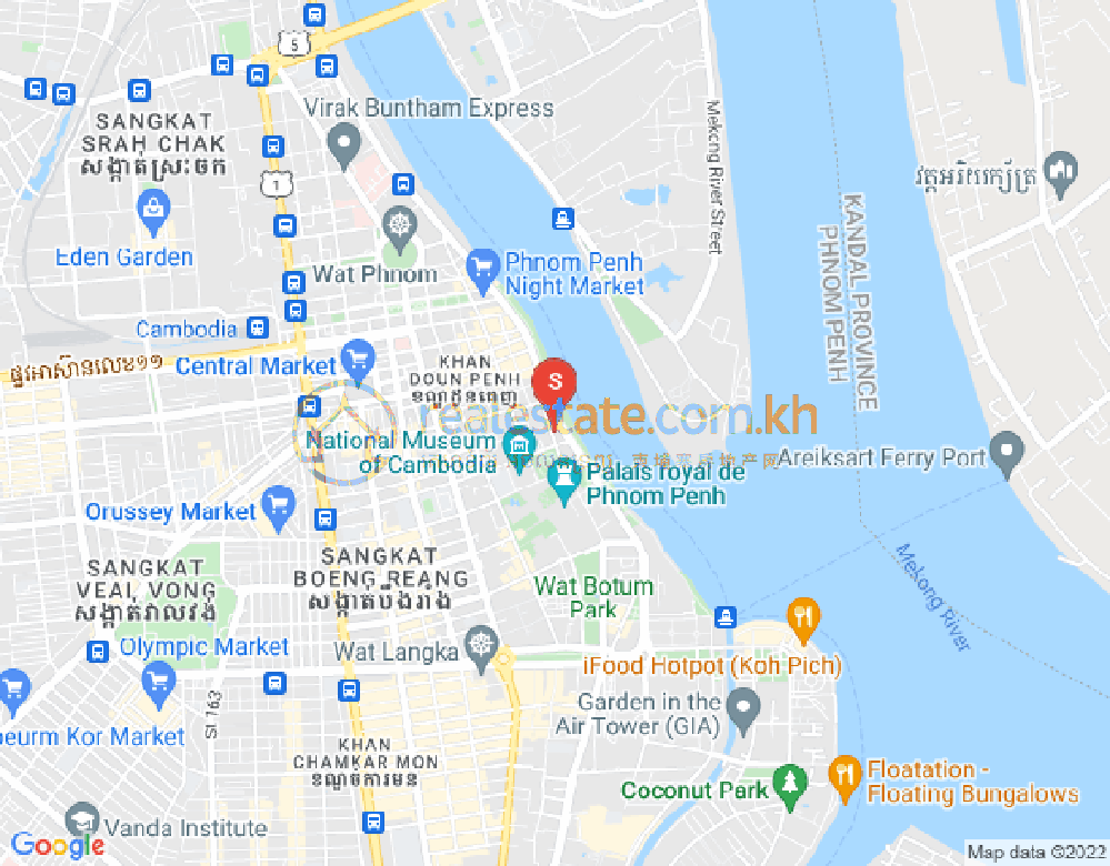 Map of Chey Chumneah, Daun Penh, Phnom Penh