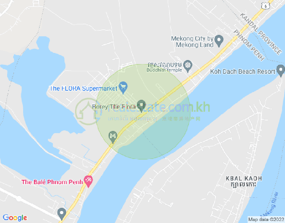 Mapa: Borey The Flora
