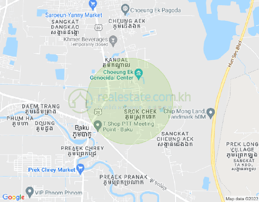 Mapa: Dangkao, Phnom Penh