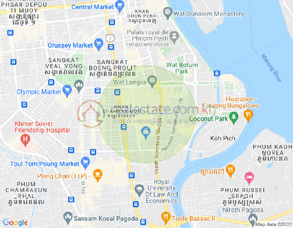 แผนที่ BKK 1, บึงเกงกอง, พนมเปญ