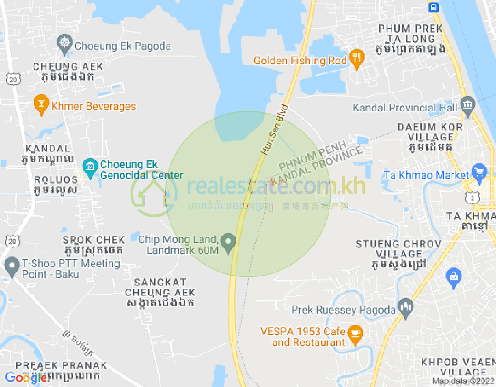Map of Dangkao, Phnom Penh