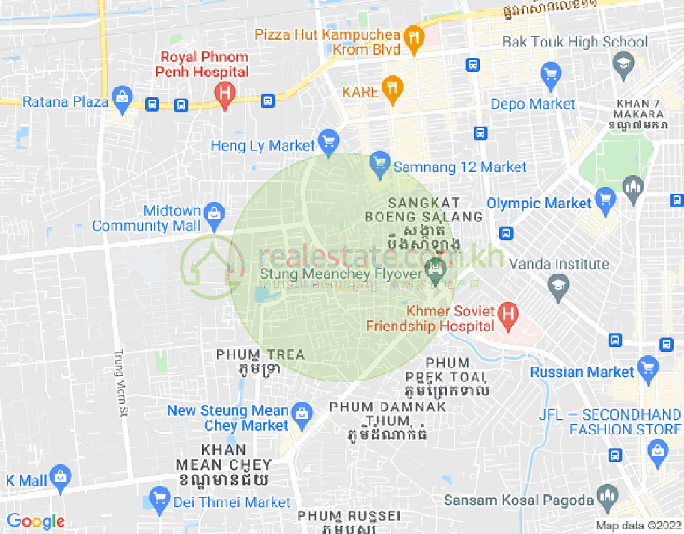 ផែនទី ឃ្មួញ, សែនសុខ, ភ្នំពេញ