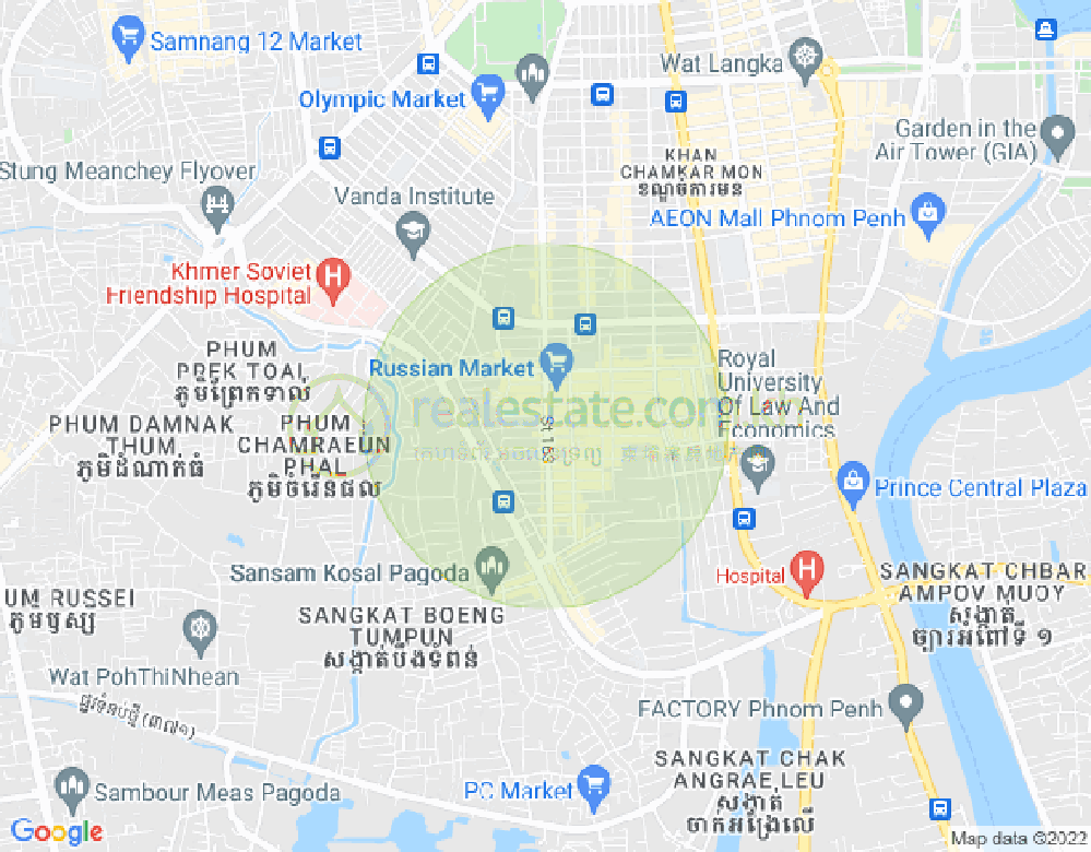 ផែនទី ទួលទំពូង១, ចំការមន, ភ្នំពេញ