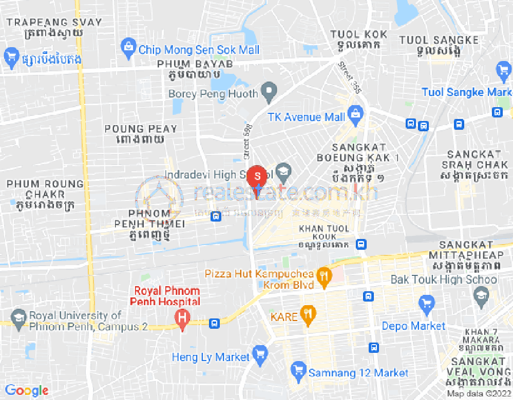 宣城2, 堆谷区, 金边地图