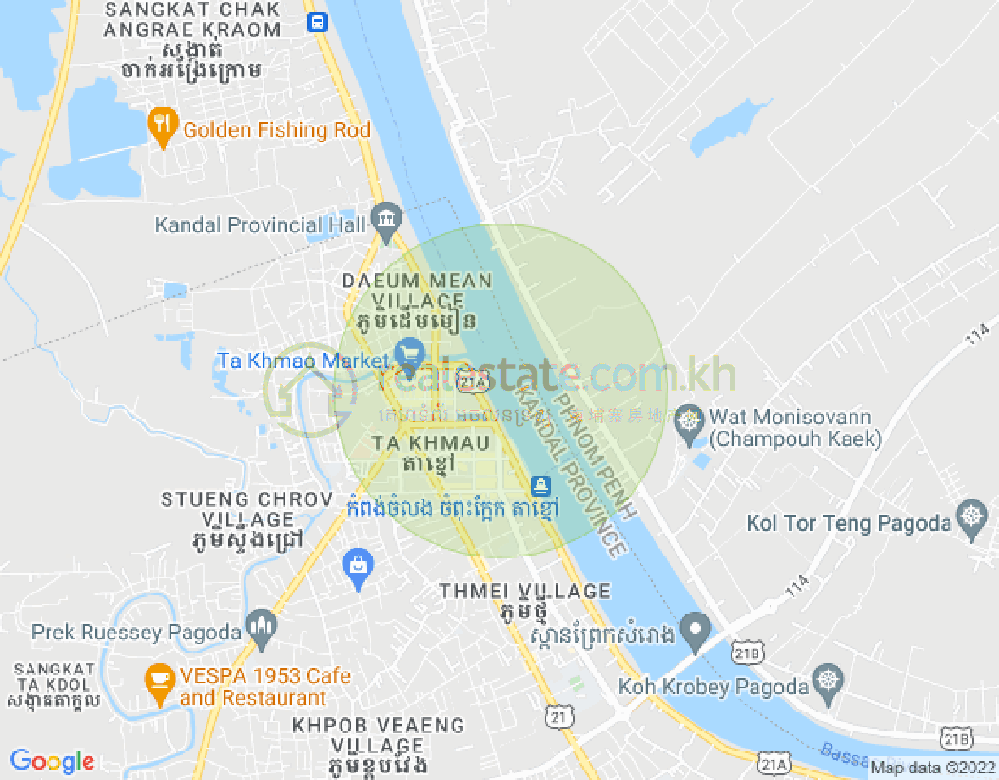 ផែនទី តាខ្មៅ, កណ្ដាល