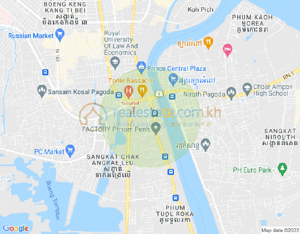Mapa: Boeung Tumpun, Meanchey, Phnom Penh
