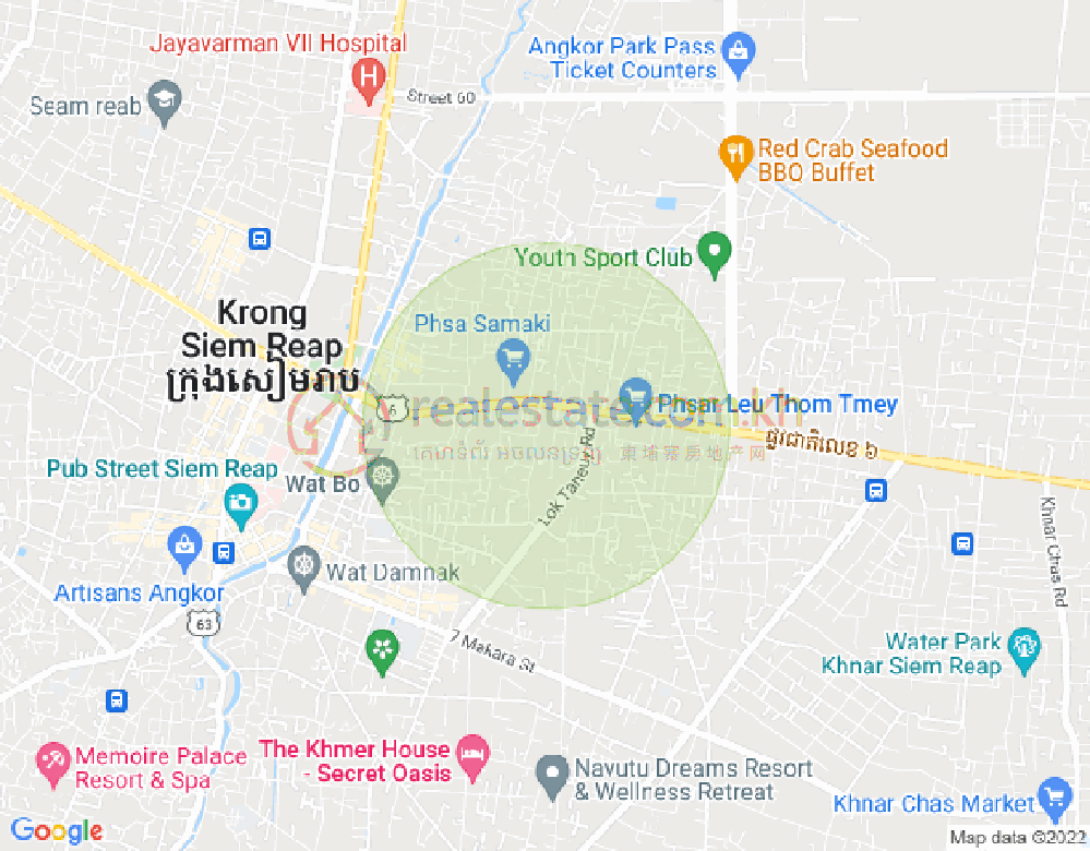 ផែនទី 7 Makara KW Siem Reap, ស្លក្រាម, សៀមរាប