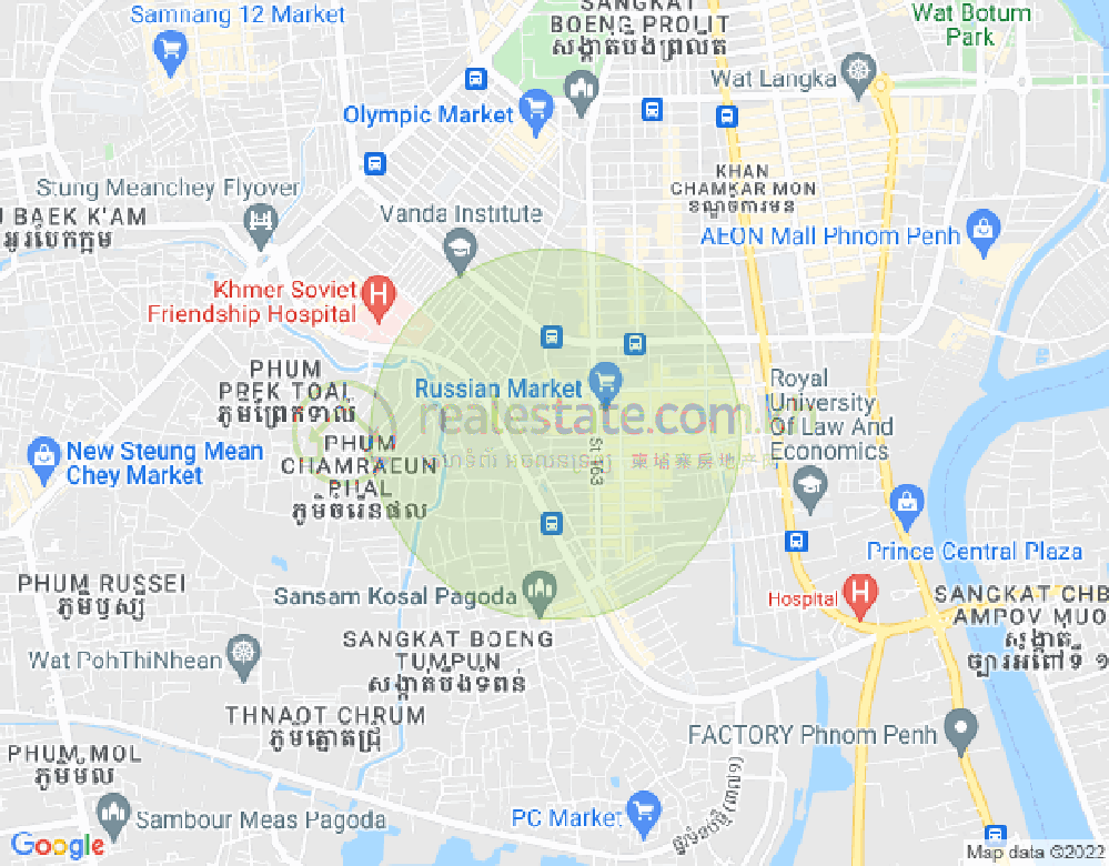 ផែនទី ទួលទំពូង១, ចំការមន, ភ្នំពេញ