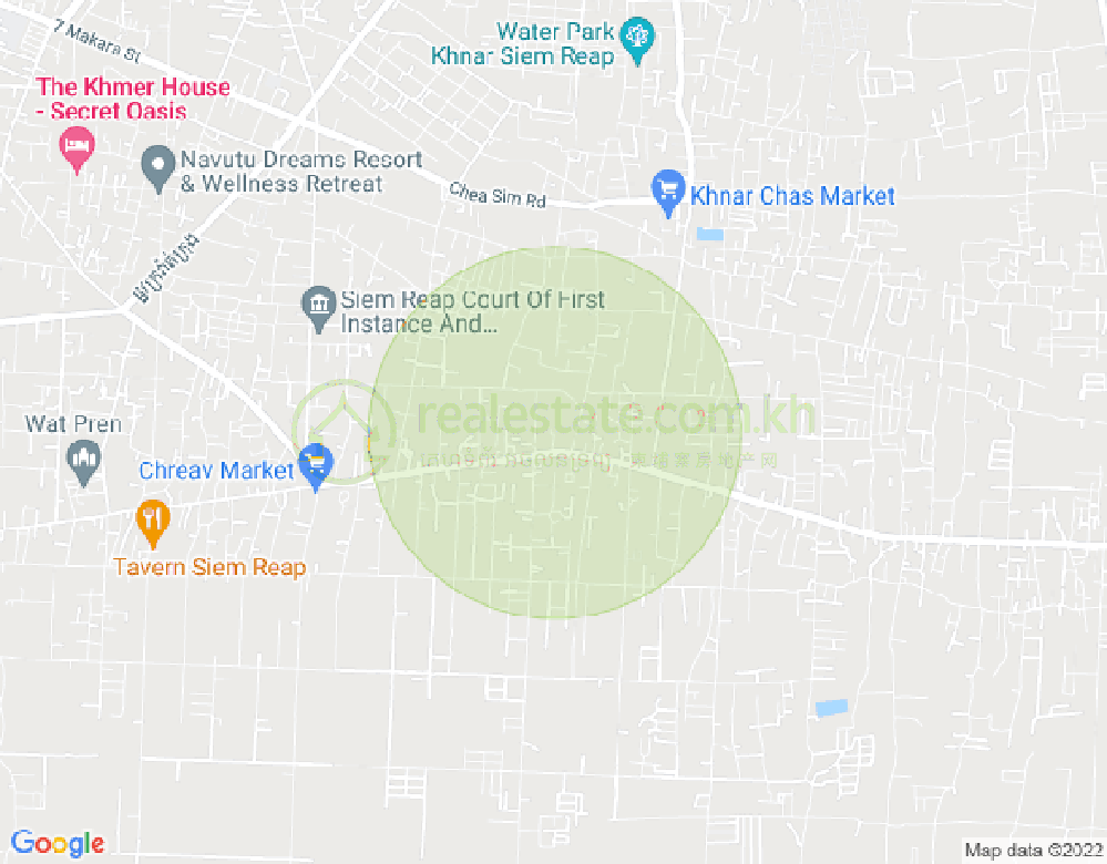 Carte de Reap 7 Makara KW Siem, Chreav, Siem-Réap