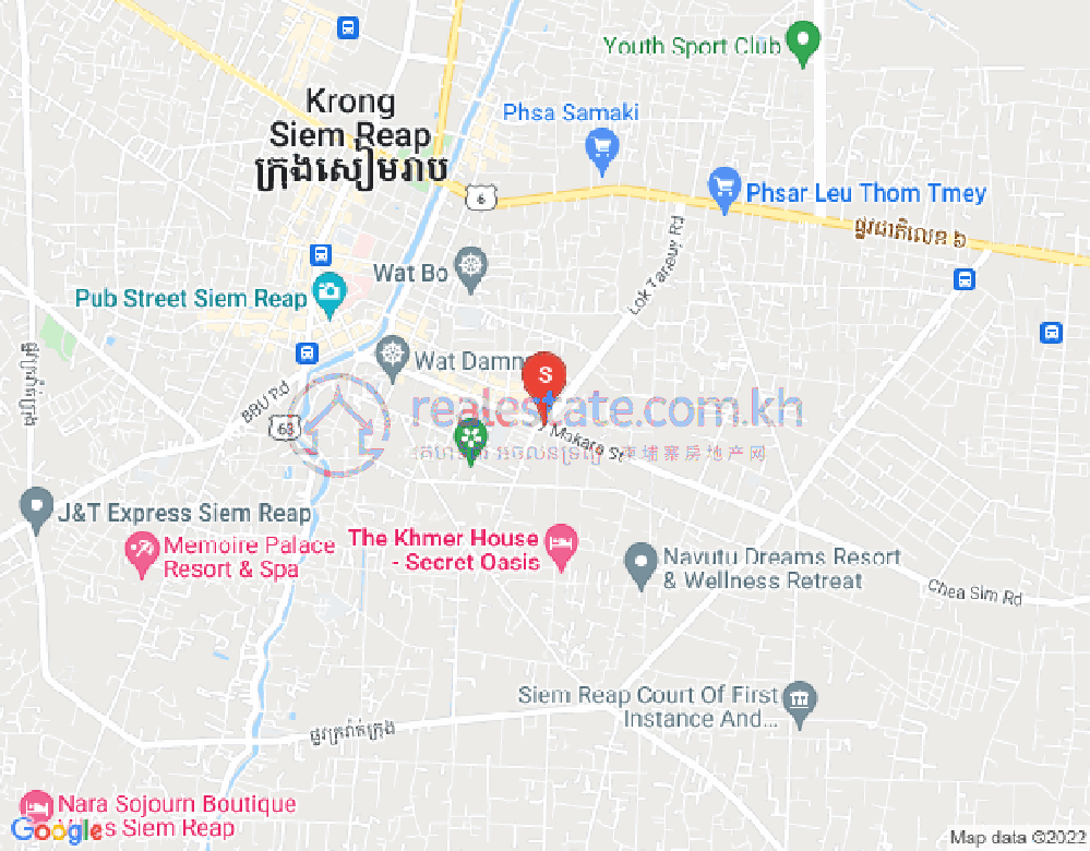 Map of Sala Kamraeuk, Siem Reap