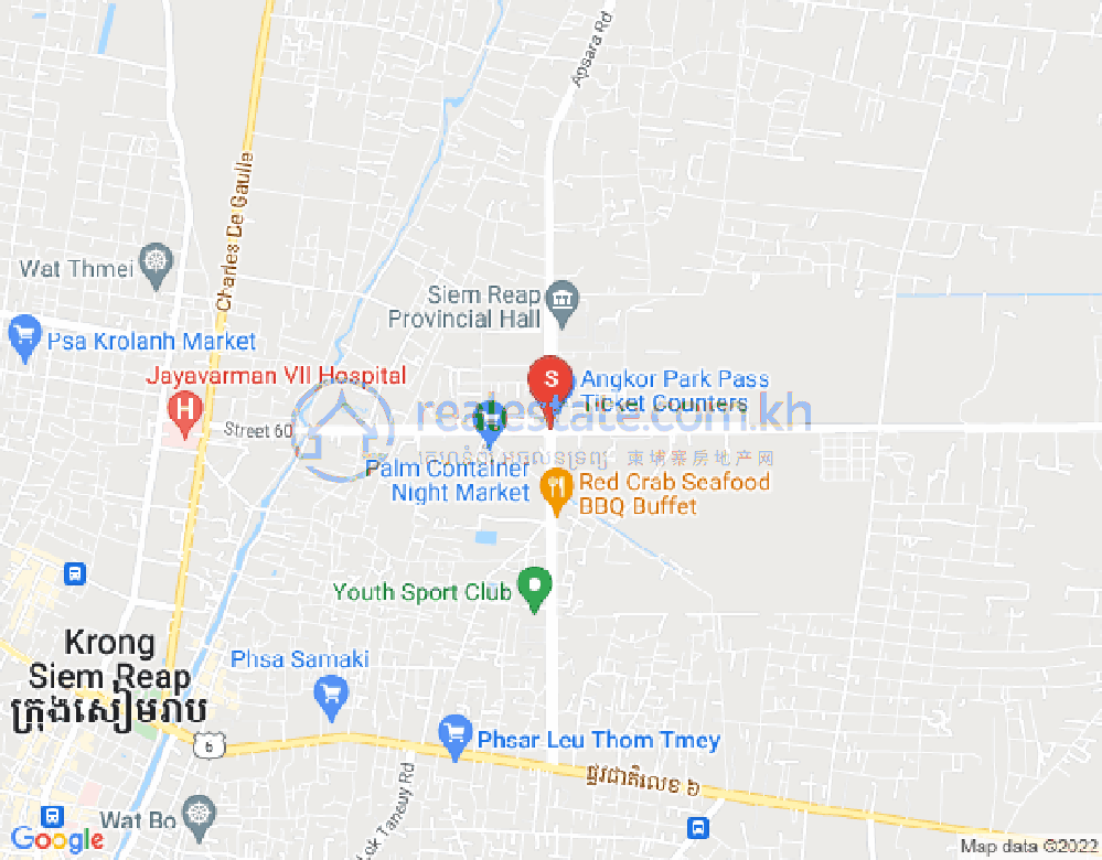 Mapa: Sla Kram, Siem Reap