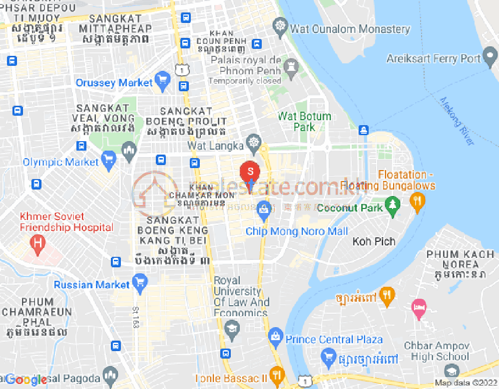 ផែនទី បឹងកេងកង១, បឹងកេងកង, ភ្នំពេញ