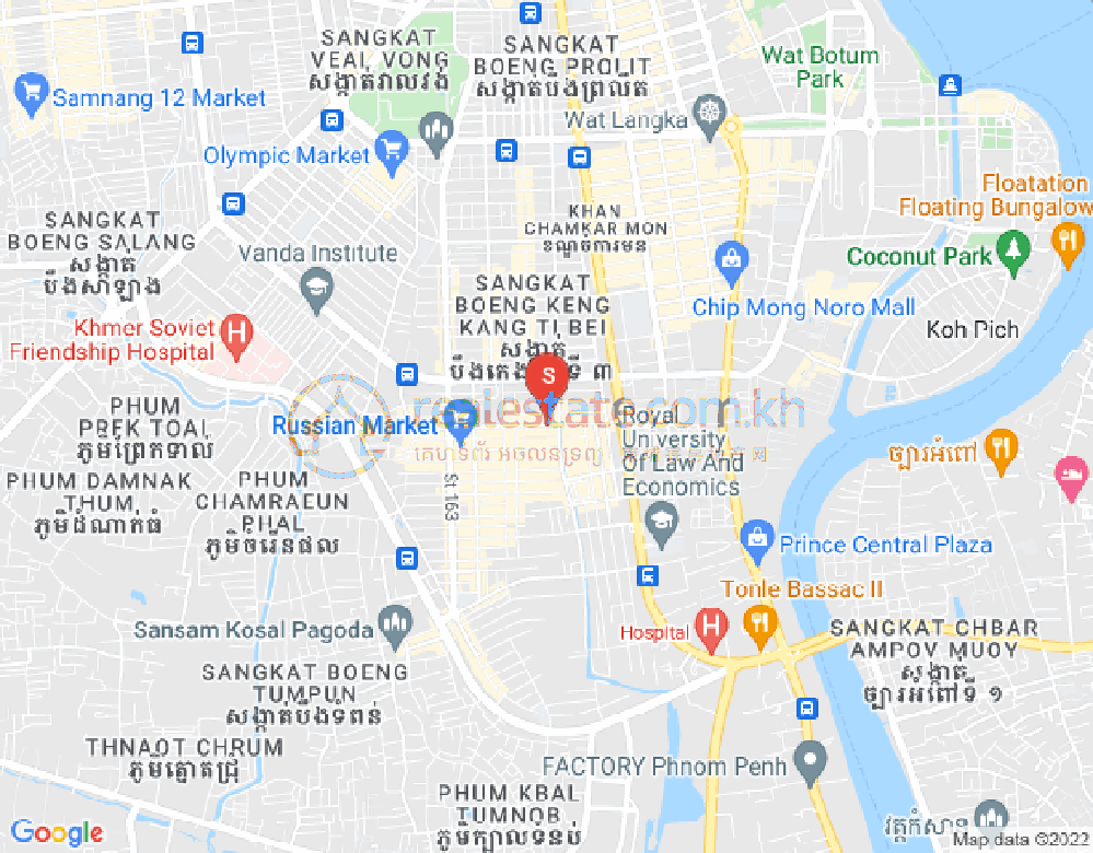 朱德奔1分区, 占卡蒙, 金边地图