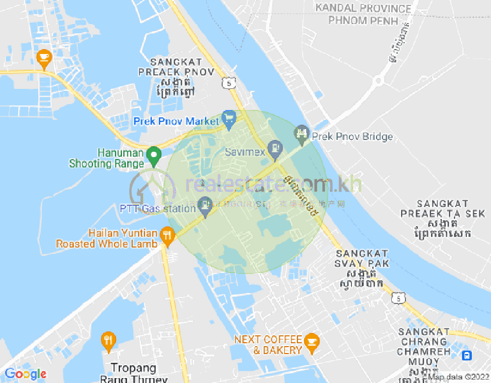 Map of Svay Pak, Russey Keo, Phnom Penh