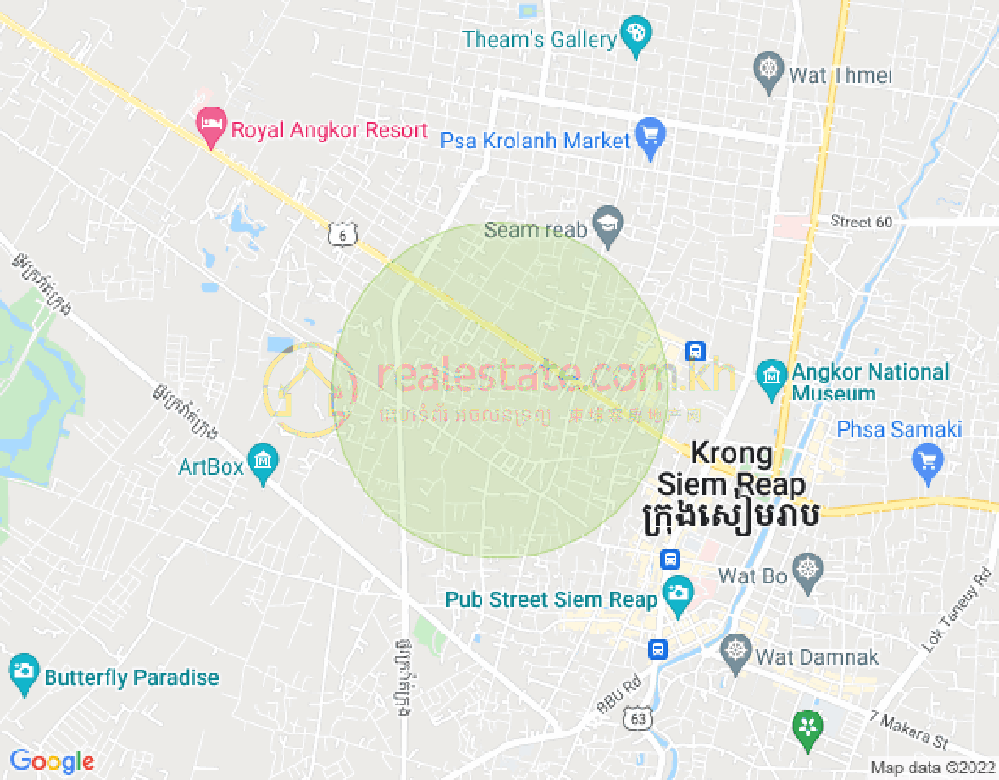 Mapa: Siem Reap