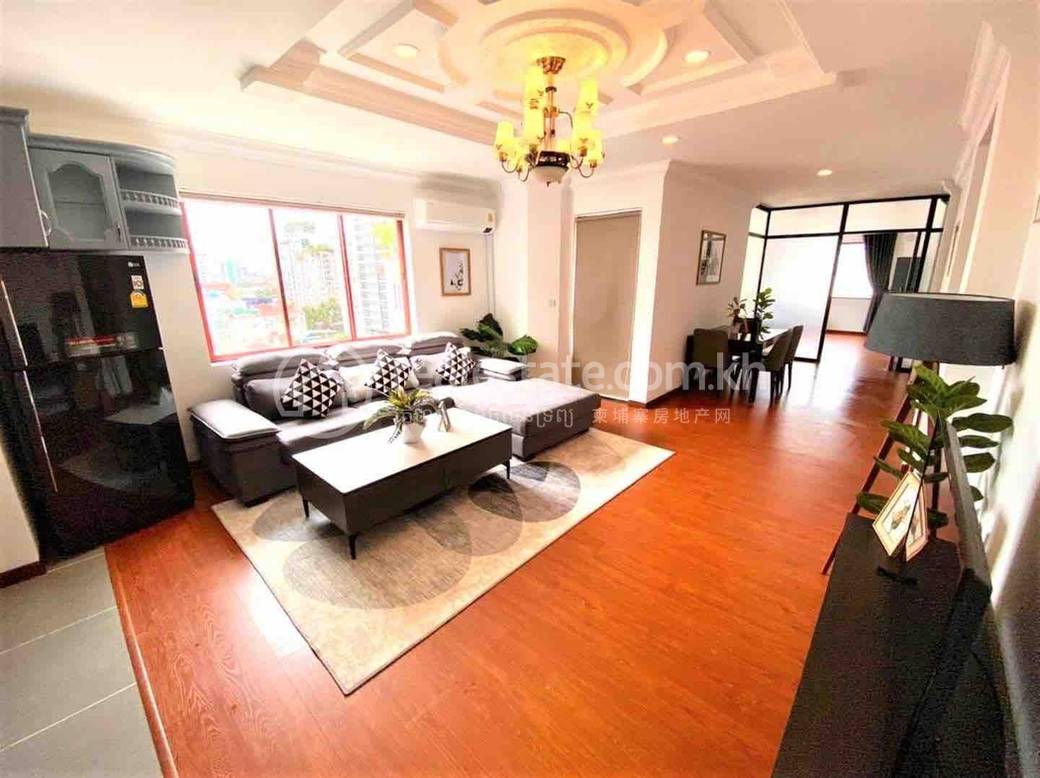 服务式公寓出租，位于万景岗1分区（BKK1), 波哥堪, 金边