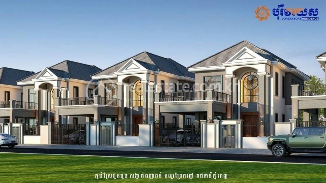 Borey Voreakyors Residence | Preaek Pnov双子别墅出售，位于Preaek Pnov