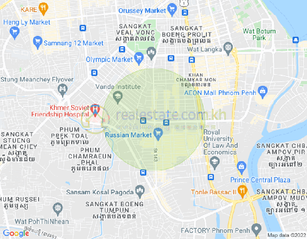 112 173, Toul Svay Prey 1镇, 波哥堪, 金边地图