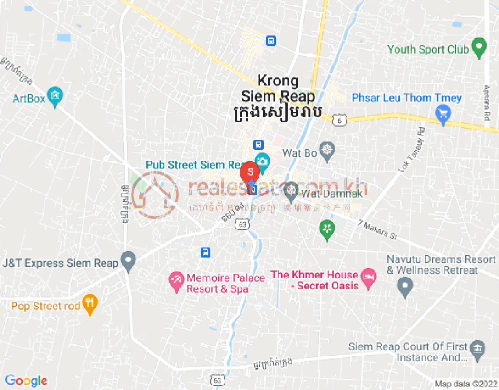Mapa: Siem Reap