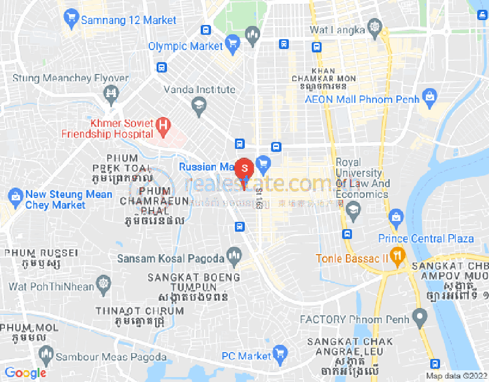 ផែនទី ទួលទំពូង១, ចំការមន, ភ្នំពេញ