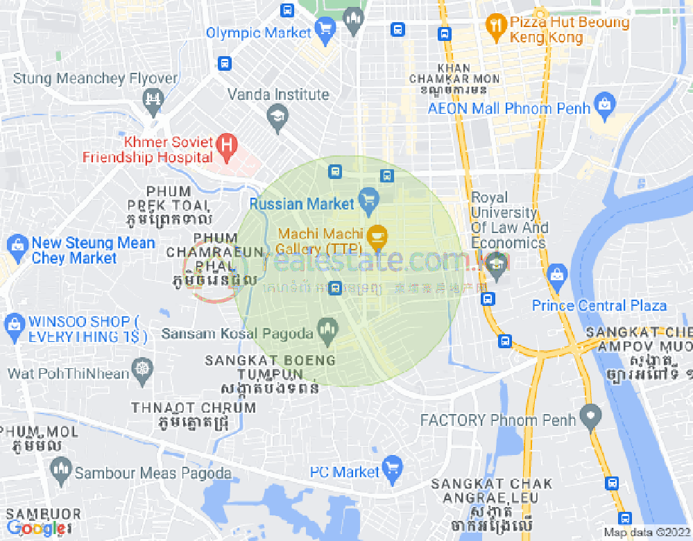 ផែនទី ទួលទំពូង១, ចំការមន, ភ្នំពេញ