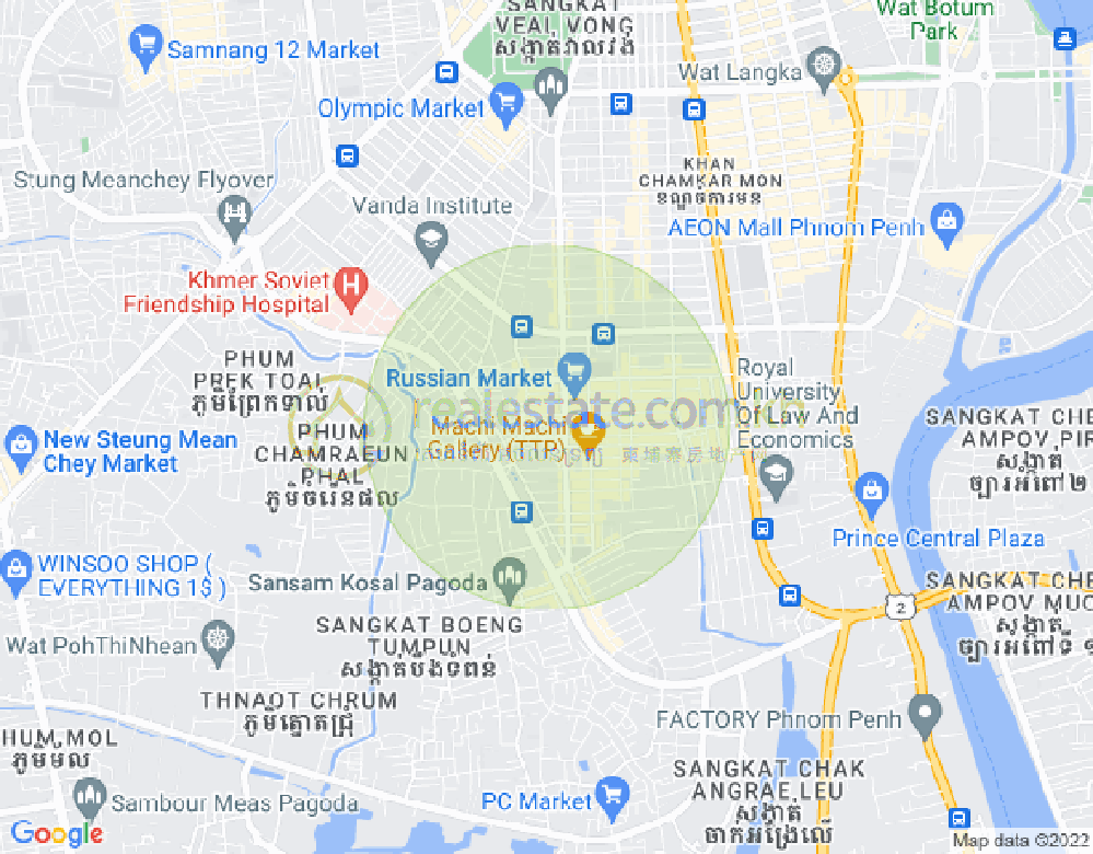 ផែនទី ទួលទំពូង១, ចំការមន, ភ្នំពេញ