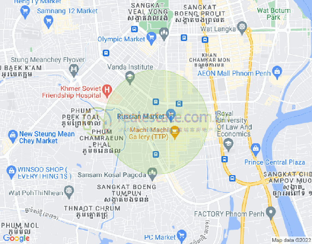 ផែនទី ទួលទំពូង១, ចំការមន, ភ្នំពេញ