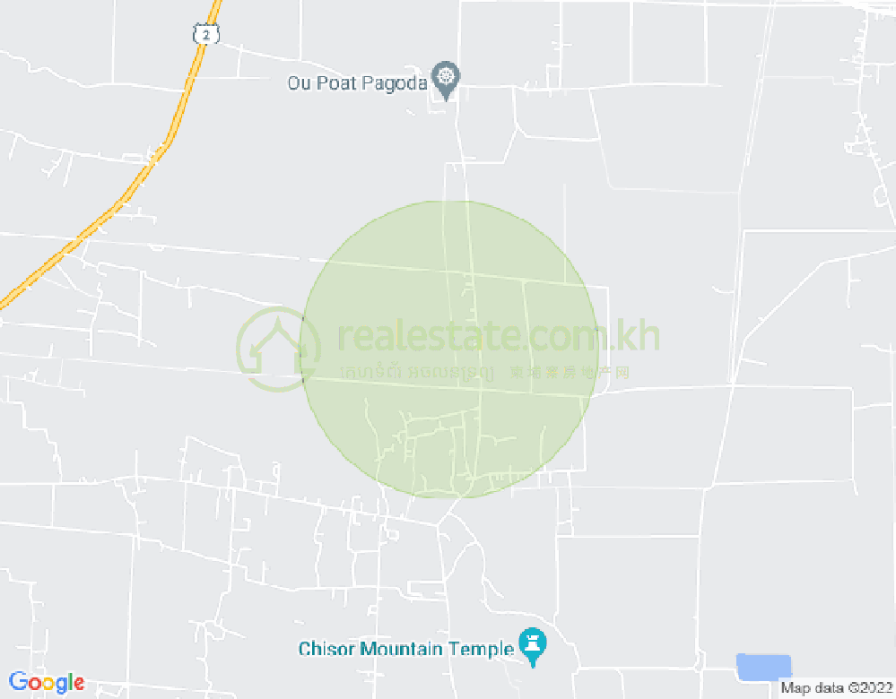 Карта 2 3 Road, Чамбак, Бати, Такео