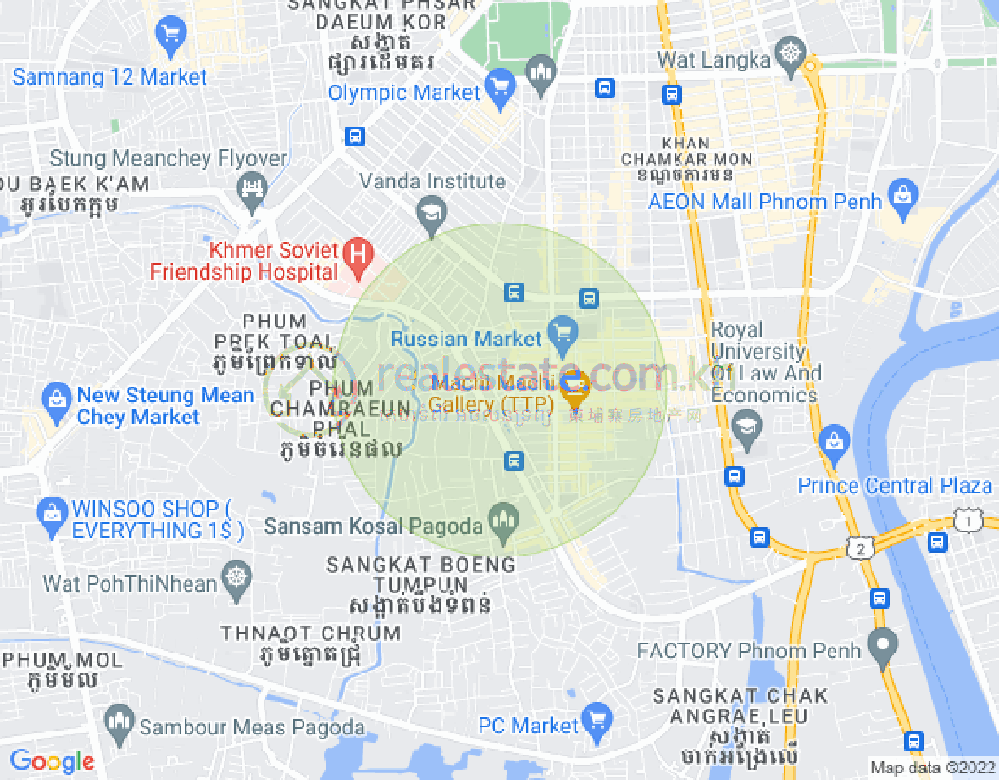 ផែនទី ទួលទំពូង១, ចំការមន, ភ្នំពេញ