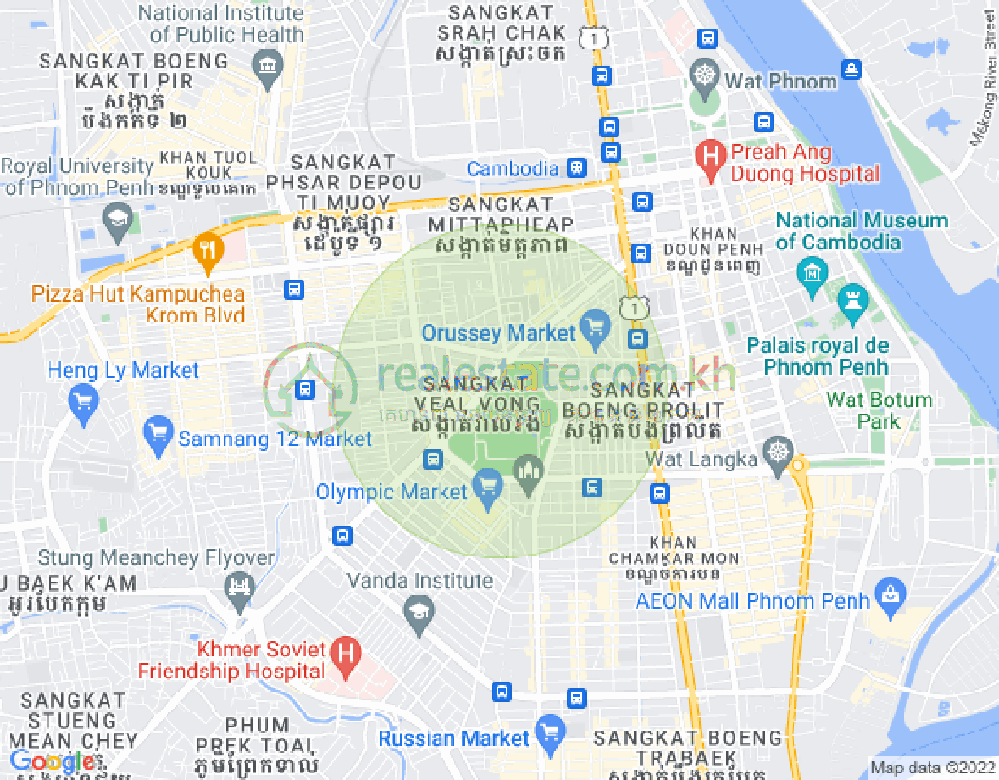 แผนที่ เวียลวง, เจ็ดมกรา, พนมเปญ