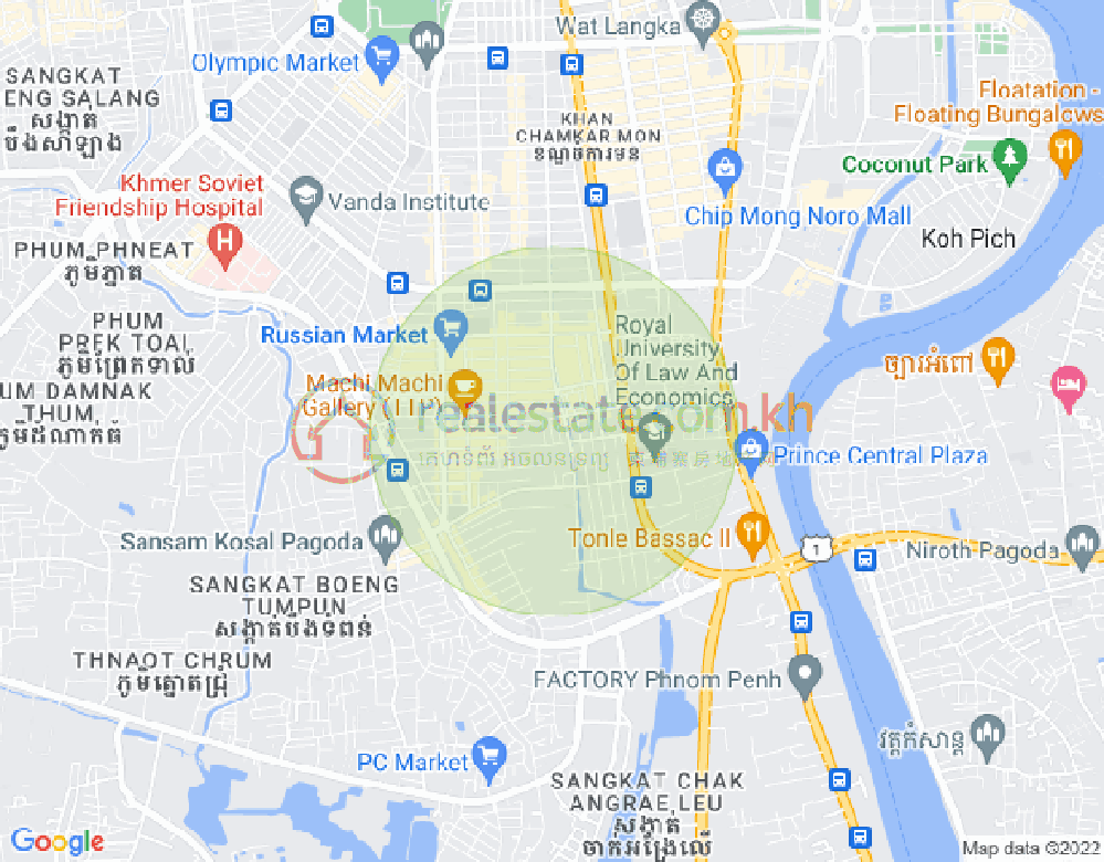 Mapa: L Residence Boeung Trabek II