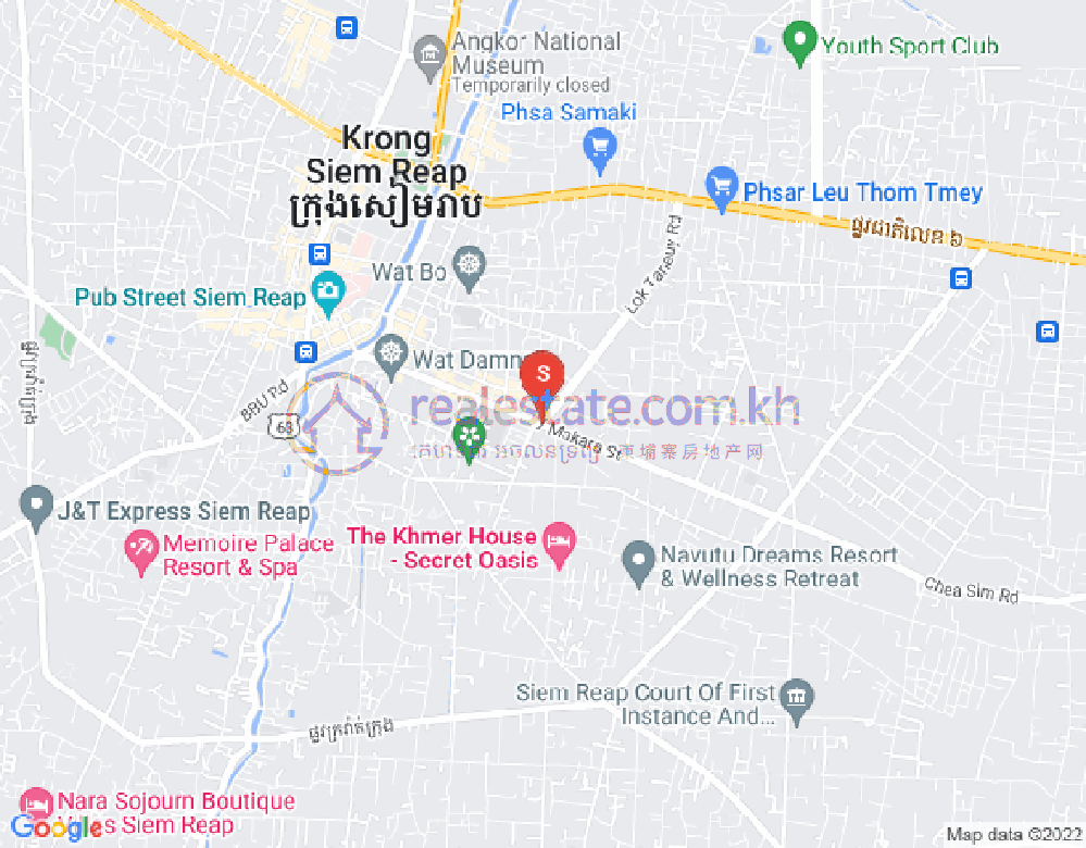 Map of Sala Kamraeuk, Siem Reap