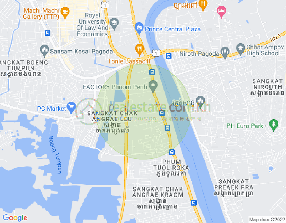 Map of Urban Village Phase 1