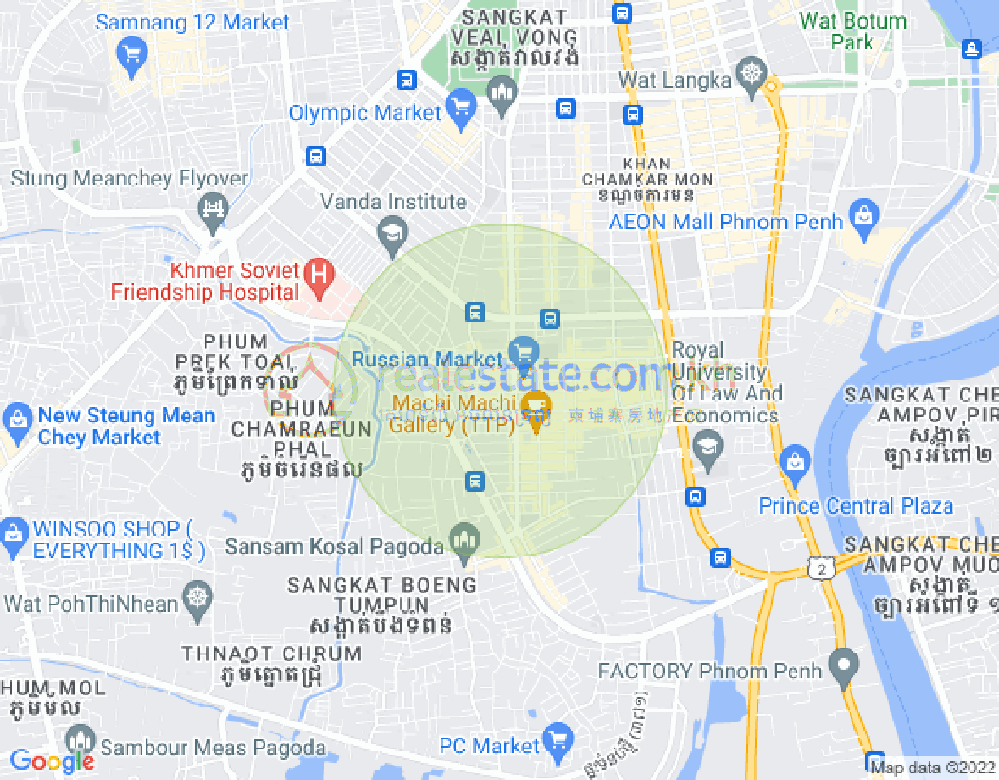 ផែនទី ទួលទំពូង១, ចំការមន, ភ្នំពេញ