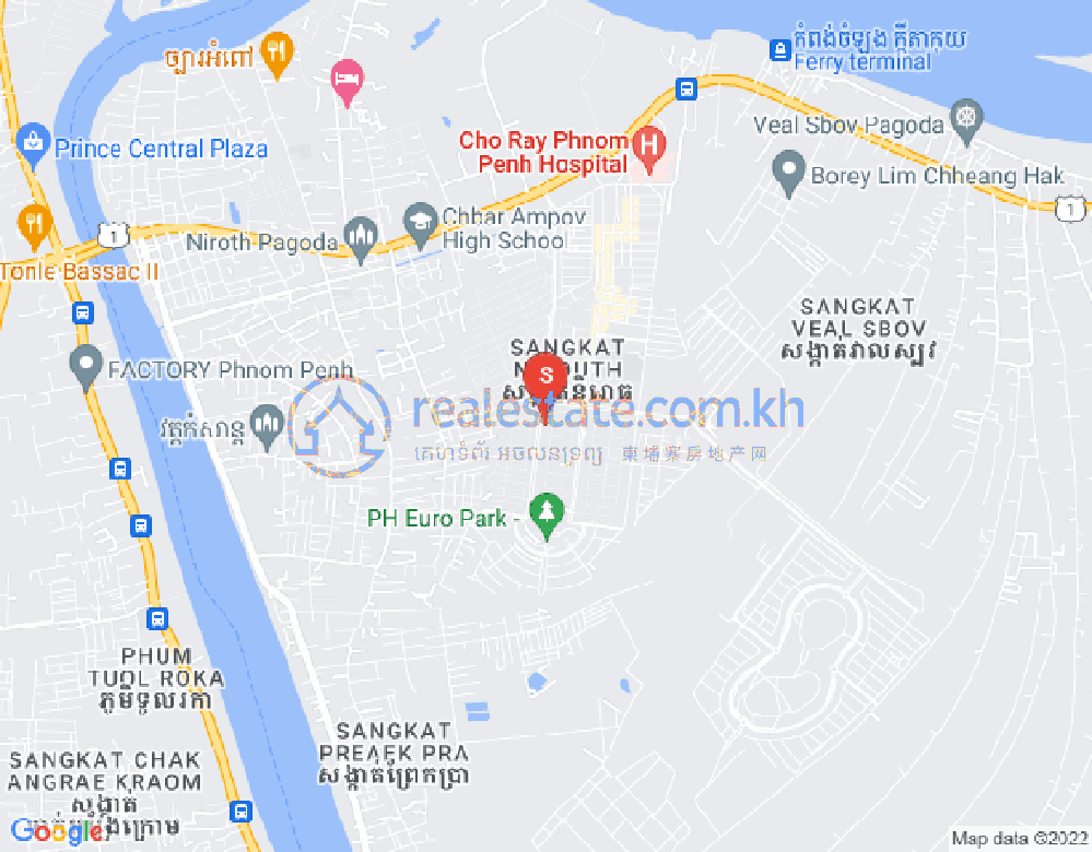 Carte de Nirouth, Chbar Ampov, Phnom Penh