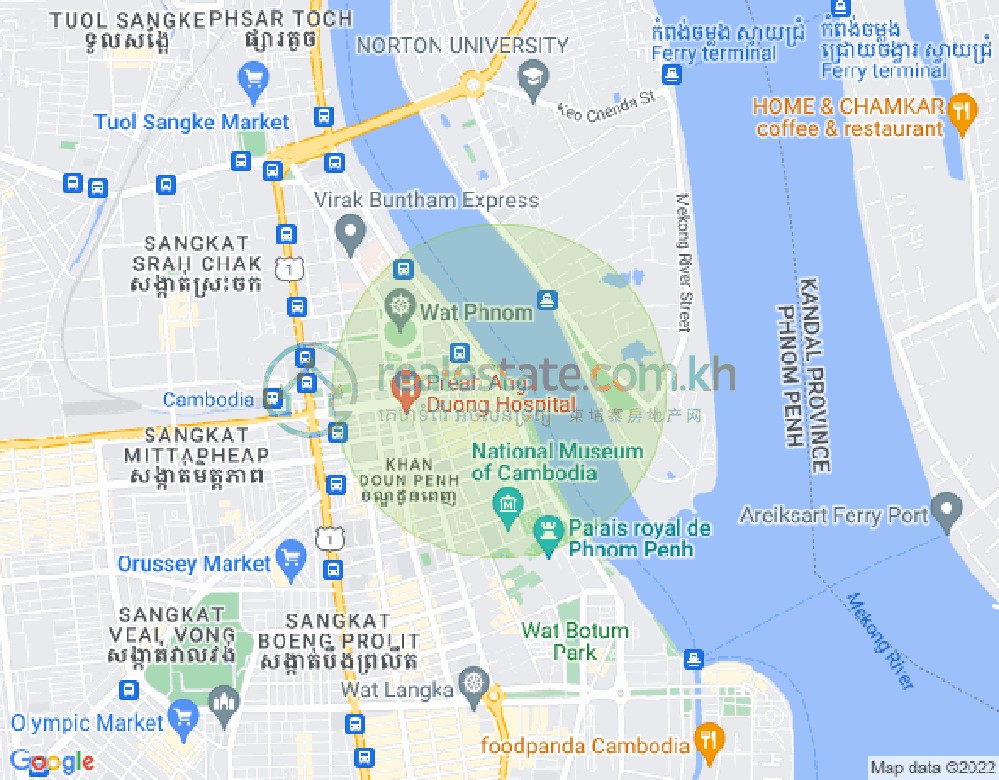 Карта Пса Кандал 2, Доун Пень, Пномпень