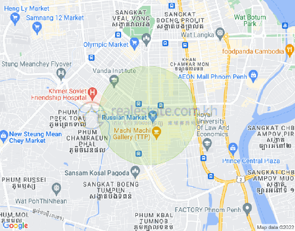 แผนที่ ตวลตุมปุง 1, จัมการมอน, พนมเปญ