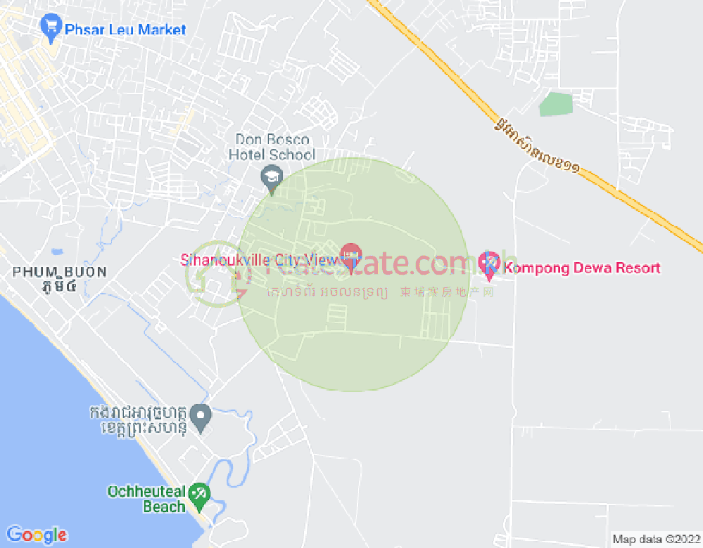 แผนที่ สังกัดปีร์, สีหนุวิลล์