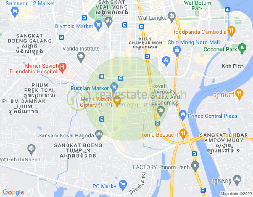 ផែនទី ទួលទំពូង១, ចំការមន, ភ្នំពេញ