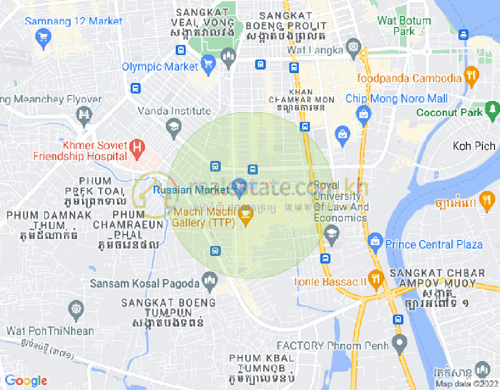 ផែនទី ទួលទំពូង១, ចំការមន, ភ្នំពេញ