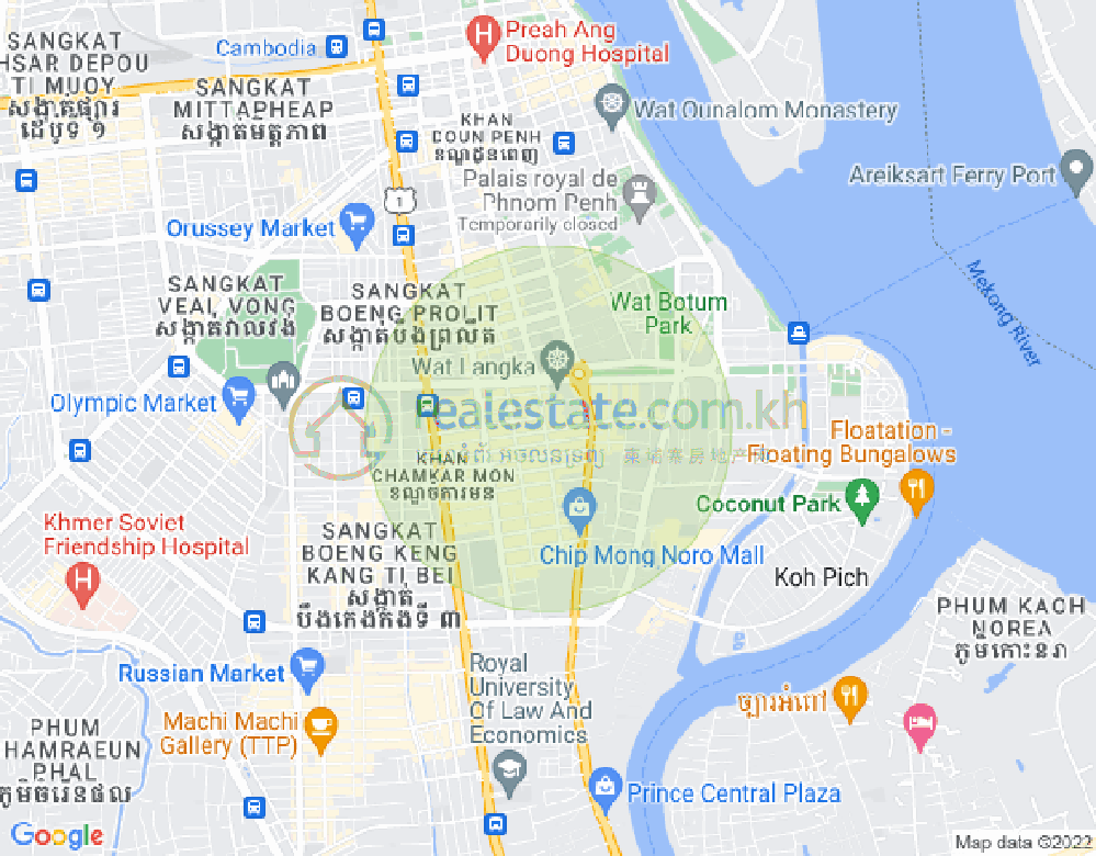 แผนที่ บีเคเค 2, บึงเกงกอง, พนมเปญ