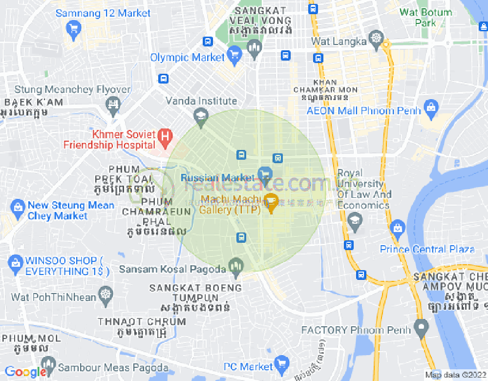แผนที่ ตวลตุมปุง 1, จัมการมอน, พนมเปญ