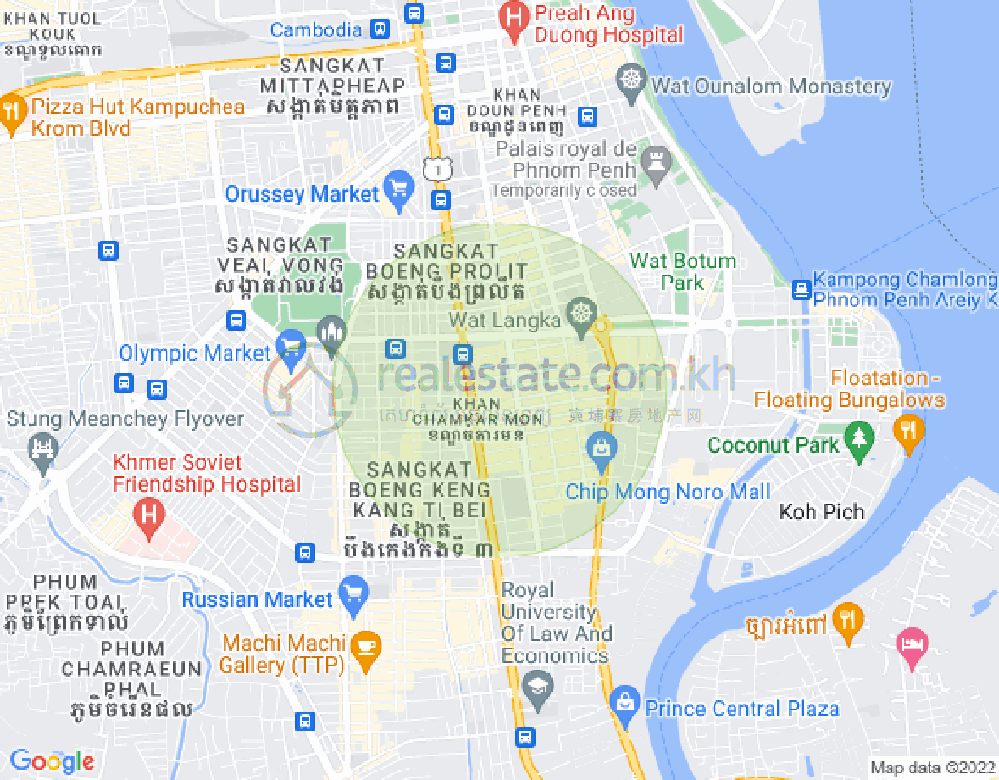 แผนที่ BKK 1, บึงเกงกอง, พนมเปญ