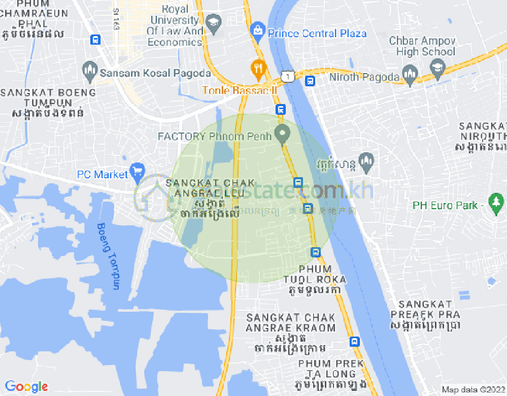 ផែនទី ចាក់អង្រែលើ, មានជ័យ, ភ្នំពេញ