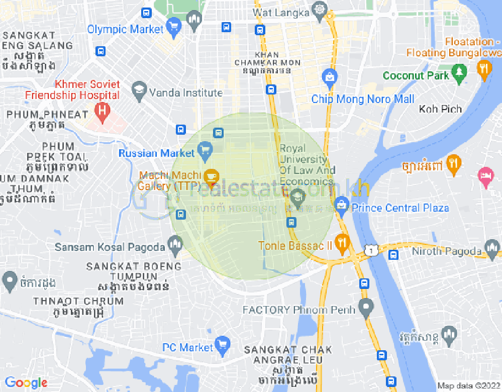 Map of L Residence Boeung Trabek II