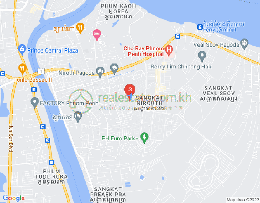 แผนที่ นิรุต, จบาร์อำเปา, พนมเปญ