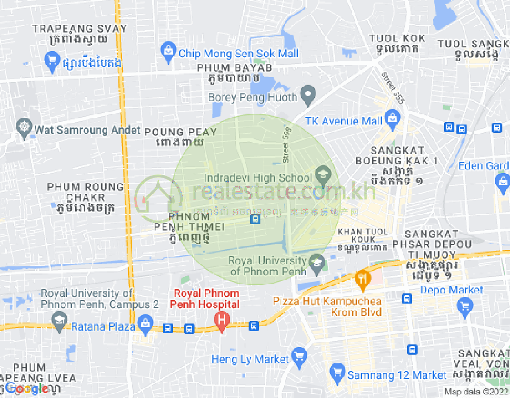 Mapa: 1003, Phnom Penh Thmey, Sen Sok, Phnom Penh
