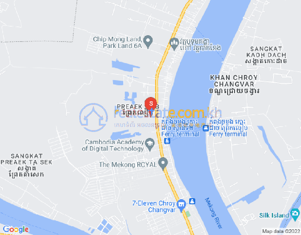 普莱克·里布, 水净华区, 金边地图
