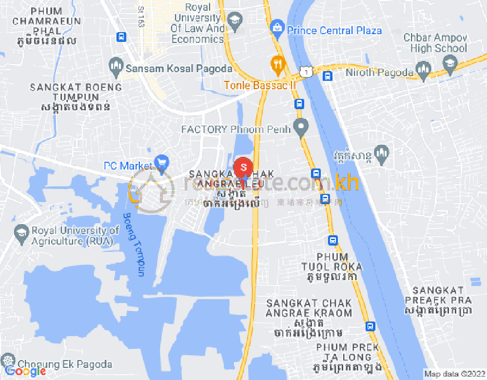 Mapa: Chak Angrae Leu, Meanchey, Phnom Penh