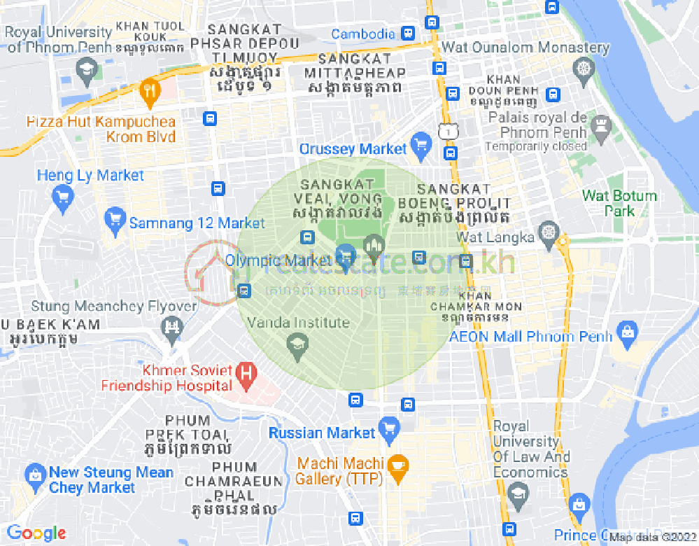 ផែនទី អូឡាំពិក, បឹងកេងកង, ភ្នំពេញ